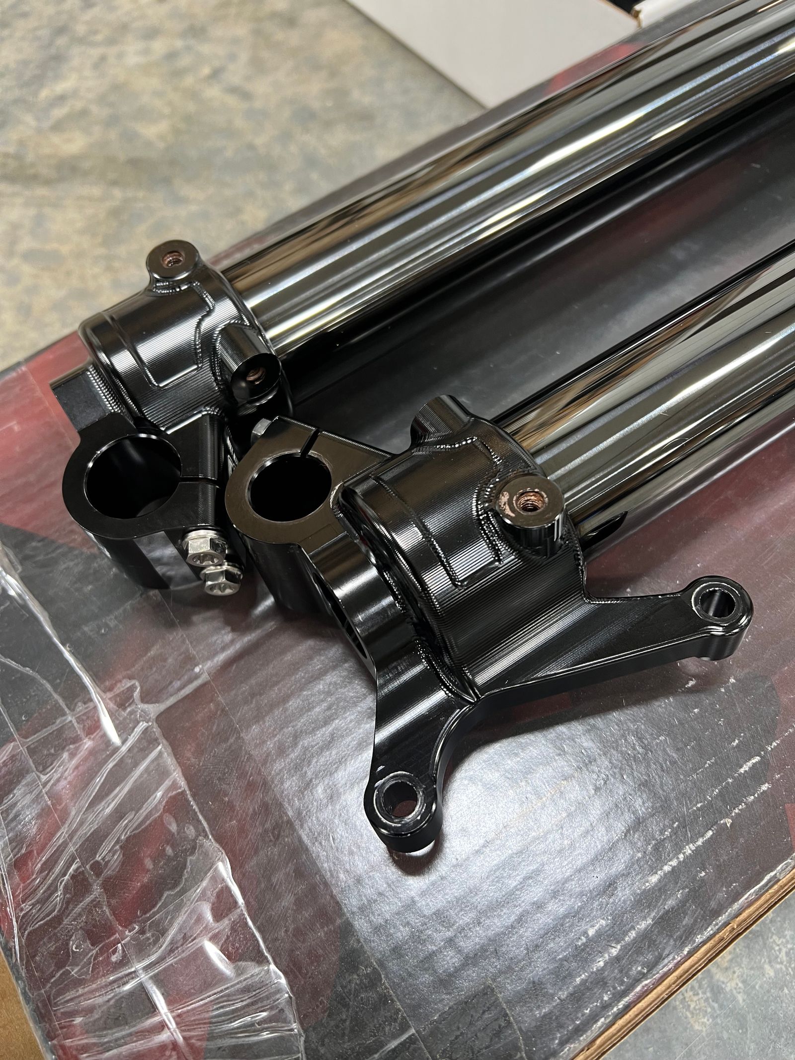 MX Tech Blackjack Forks With Luxon Clamps