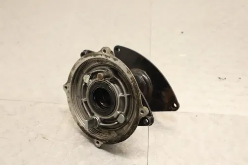 SUZUKI 02-05 QUADMASTER 50 2003 QUADSPORT OEM REAR BACK AXLE CARRIER BRAKE PLATE