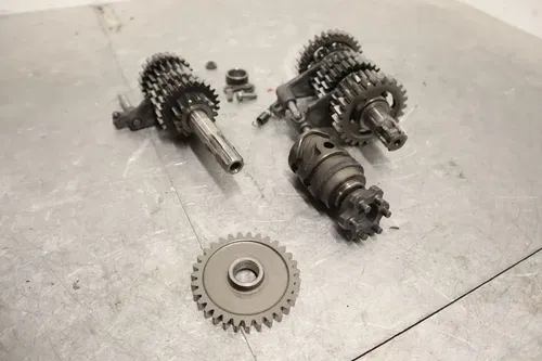 1990 KAWASAKI KX125 OEM ENGINE TRANSMISSION TRANNY ASSEMBLY GEARS 13128-1163