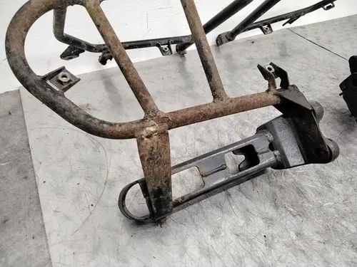 2005 KAWASAKI KFX700 OEM LEFT RIGHT FOOT RESTS PEGS STEPS W BRACKETS