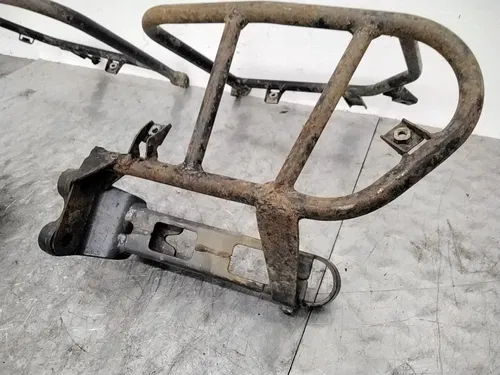 2005 KAWASAKI KFX700 OEM LEFT RIGHT FOOT RESTS PEGS STEPS W BRACKETS