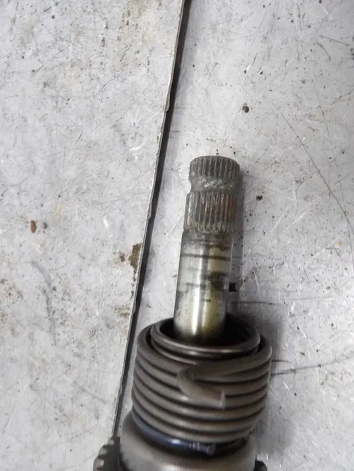 1976 HONDA XR75 OEM KICKSTART KICK START SHAFT W IDLER GEAR