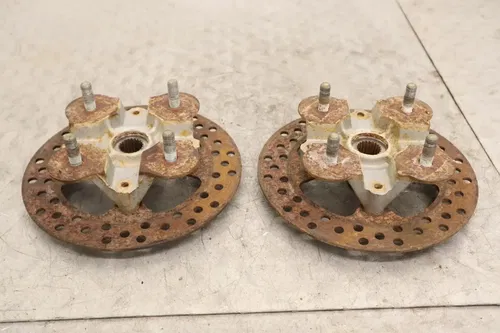 2005 KAWASAKI BRUTE FORCE 750 KVF750B 4X4I OEM FRONT WHEEL RIGHT LEFT HUBS HUB