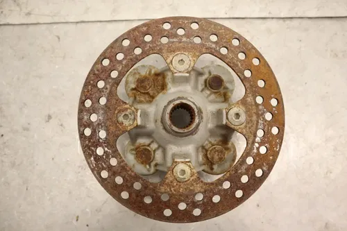 2005 KAWASAKI BRUTE FORCE 750 KVF750B 4X4I OEM FRONT WHEEL RIGHT LEFT HUBS HUB