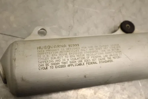2001 HUSQVARNA CR125 MUFFLER EXHAUST SILENCER SLIP ON PIPE 800092999
