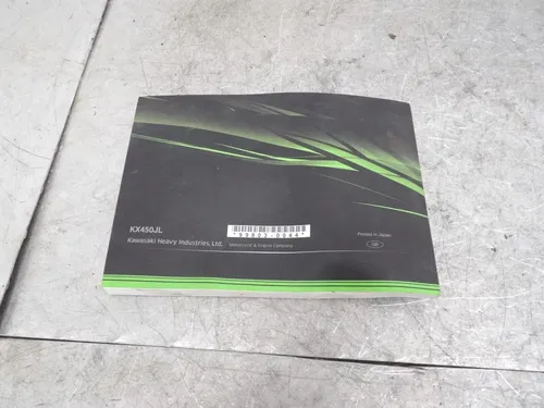 Kawasaki USED 99803-0044 Owner's Manual KX450JLF 2020