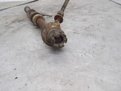 1986 YAMAHA BW80 BIG WHEEL REAR WHEEL HUB BRAKE DRUM AXLE W/ADJUSTERS
