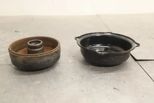 2005 SUZUKI QUADMASTER 50 LTA50 2X4 OEM REAR BACK BRAKE DRUM ASSEMBLY