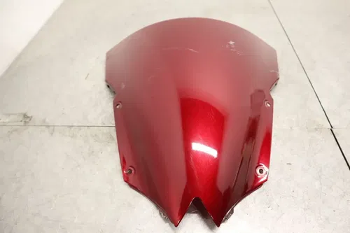 08-16 YAMAHA YZF R6 AFTERMARKET RED FRONT WINDSHIELD WINDSCREEN