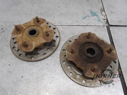 2017 HONDA RANCHER 420 TRX420FM1 4X4 OEM FRONT WHEEL RIGHT LEFT HUBS HUB SET