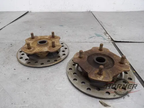2017 HONDA RANCHER 420 TRX420FM1 4X4 OEM FRONT WHEEL RIGHT LEFT HUBS HUB SET