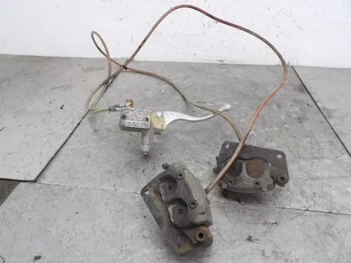 2008 04-13 YFZ450 YFZ 450 Front Brake Caliper Set Bracket Holder Master Cylinder