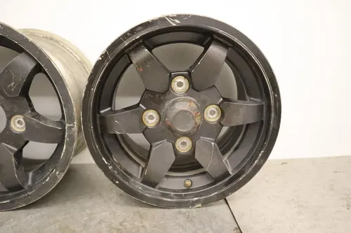 2013 KAWASAKI BRUTE FORCE 750 KVF750H 4X4I EPS OEM FRONT REAR WHEEL RIM SET