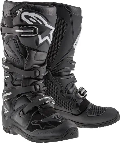 ALPINESTARS 2012114-10-8 TECH 7 ENDURO BOOTS BLACK SZ 08