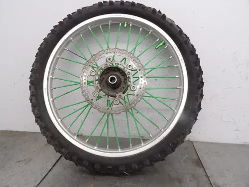 2008 06-08 Kawasaki Kx250f Kx450f Front Wheel Tire Rim Hub Brake Rotor 21x1.60
