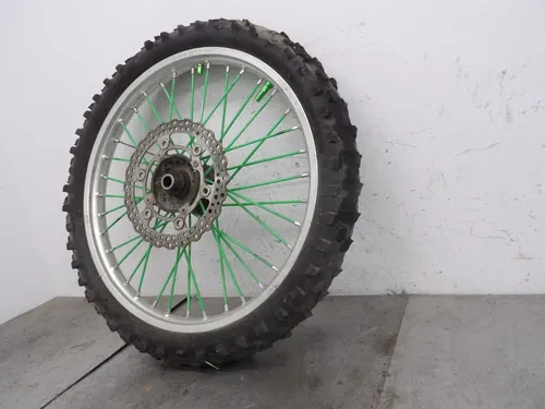 2008 06-08 Kawasaki Kx250f Kx450f Front Wheel Tire Rim Hub Brake Rotor 21x1.60