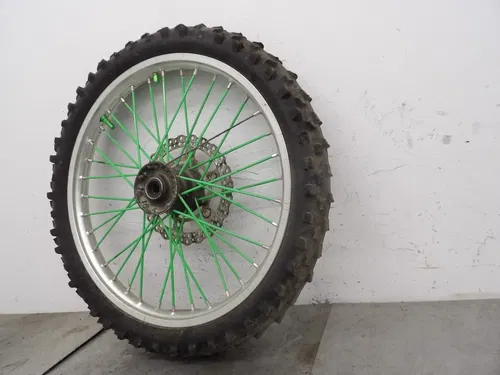 2008 06-08 Kawasaki Kx250f Kx450f Front Wheel Tire Rim Hub Brake Rotor 21x1.60