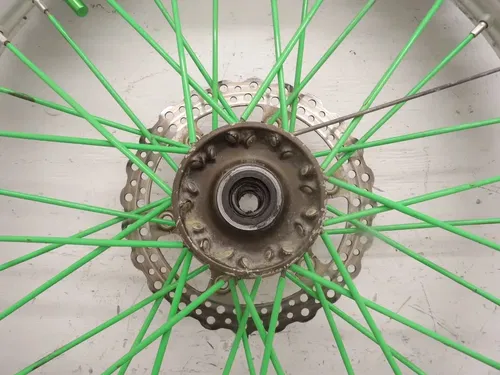 2008 06-08 Kawasaki Kx250f Kx450f Front Wheel Tire Rim Hub Brake Rotor 21x1.60