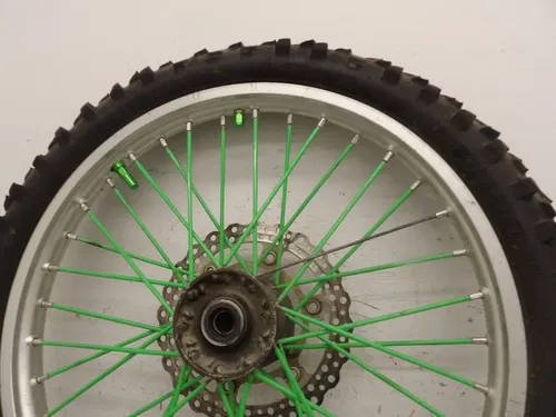 2008 06-08 Kawasaki Kx250f Kx450f Front Wheel Tire Rim Hub Brake Rotor 21x1.60