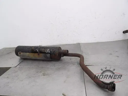 2003 KAWASAKI PRAIRIE 650 KVF650B OEM EXHAUST PIPE MUFFLER SLIP ON CAN SILENCER