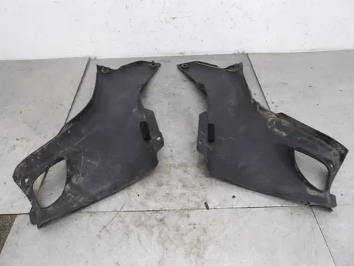 02-14 Suzuki Ozark 250 used Right LEFT Side Cover Panel 53122-05G00-291 TANK