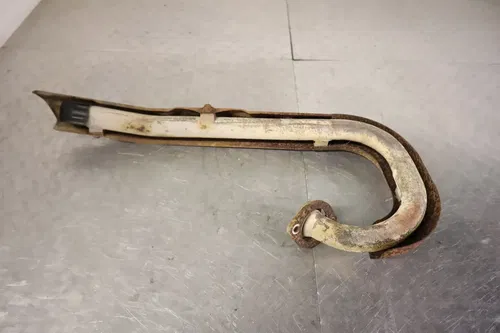02-06 YAMAHA BIG BEAR 400 OEM EXHAUST HEADER PIPE W HEAT SHIELD GUARD COVER