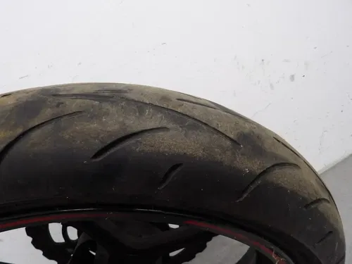 12-16 KAWASAKI NINJA 650 STRAIGHT FRONT WHEEL RIM W  TIRE 41073-0567-QT