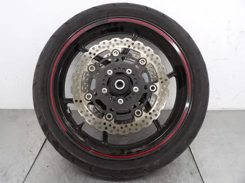12-16 KAWASAKI NINJA 650 STRAIGHT FRONT WHEEL RIM W  TIRE 41073-0567-QT