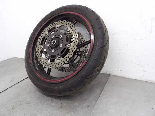 12-16 KAWASAKI NINJA 650 STRAIGHT FRONT WHEEL RIM W  TIRE 41073-0567-QT