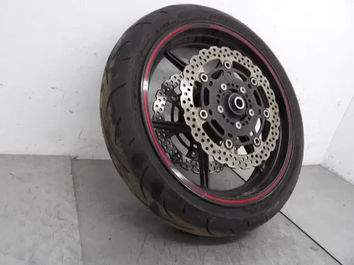 12-16 KAWASAKI NINJA 650 STRAIGHT FRONT WHEEL RIM W  TIRE 41073-0567-QT