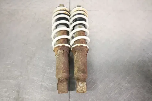 04-09 SUZUKI QUADSPORT Z250 FRONT RIGHT LEFT SHOCKS ABSORBERS SUSPENSION #8724