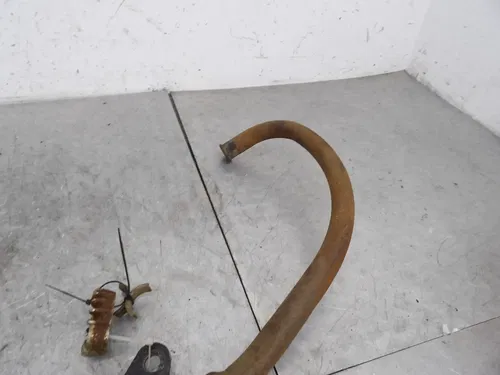 1976 HONDA XR75 OEM EXHAUST PIPE CHAMBER HEADER