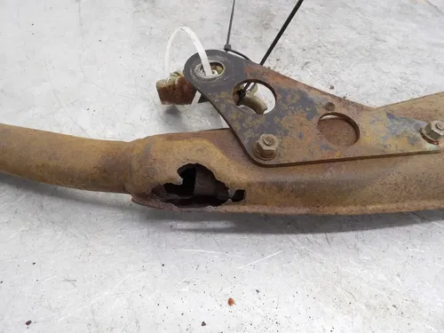 1976 HONDA XR75 OEM EXHAUST PIPE CHAMBER HEADER