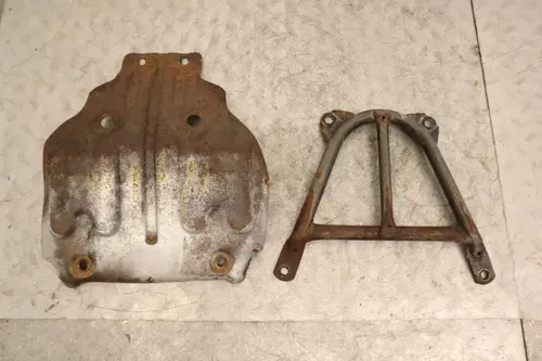 1988 YAMAHA MOTO 4 YFM200DX OEM ENGINE MOTOR SKID PLATE GUARD SHIELD SET