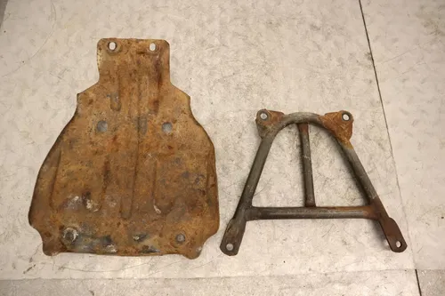 1988 YAMAHA MOTO 4 YFM200DX OEM ENGINE MOTOR SKID PLATE GUARD SHIELD SET