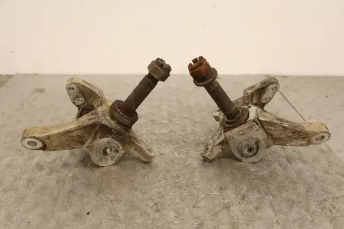 2004 BOMBARDIER DS650 BAJA OEM FRONT STEERING KNUCKLES SET PAIR