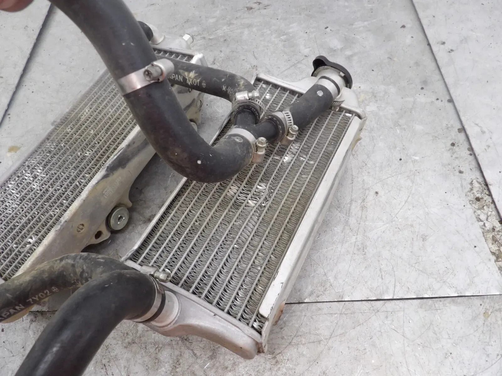 2007-2009 Suzuki RM-Z250 Radiators Left & Right  Radiator RMZ250 17710-10H00