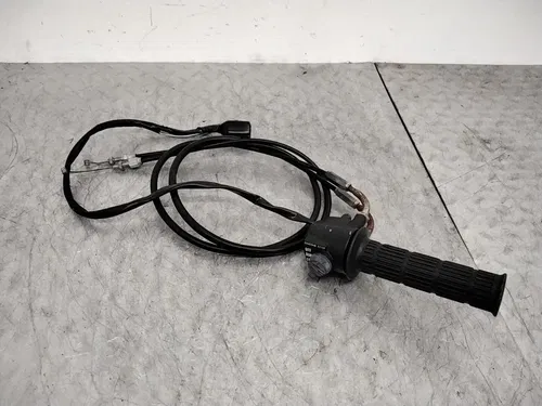 1978 KAWASAKI KZ400C OEM RIGHT CLIP ON HANDLE KILL OFF START SWITCH W THROTTLE