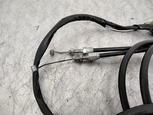 1978 KAWASAKI KZ400C OEM RIGHT CLIP ON HANDLE KILL OFF START SWITCH W THROTTLE