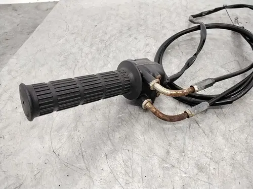 1978 KAWASAKI KZ400C OEM RIGHT CLIP ON HANDLE KILL OFF START SWITCH W THROTTLE
