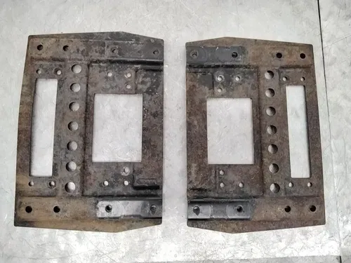 2001 POLARIS SCRAMBLER 90 OEM LEFT RIGHT FOOTWELL SUPPORT BRACKETS MOUNTS