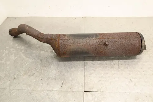 2007 YAMAHA YFZ450 OEM EXHAUST PIPE MUFFLER SLIP ON CAN SILENCER