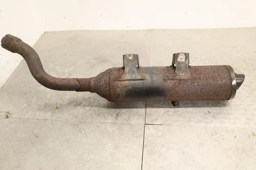 2007 YAMAHA YFZ450 OEM EXHAUST PIPE MUFFLER SLIP ON CAN SILENCER
