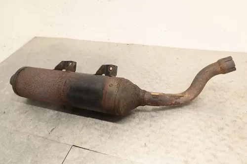 2007 YAMAHA YFZ450 OEM EXHAUST PIPE MUFFLER SLIP ON CAN SILENCER