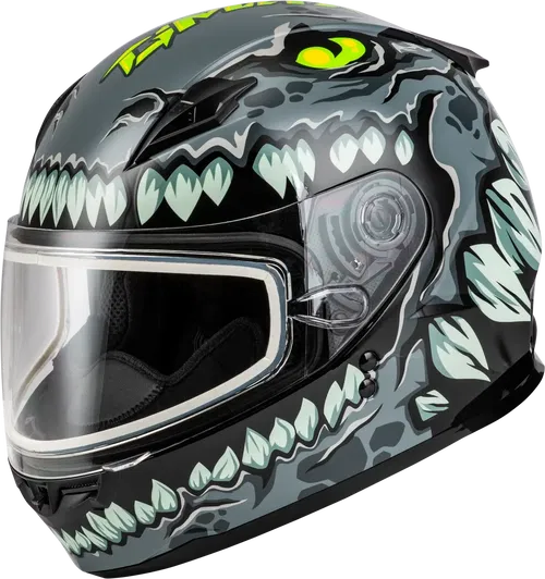 GMAX F2499240 YOUTH GM-49Y DRAX SNOW HELMET GREY YS