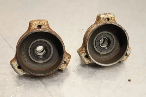SUZUKI QUADMASTER 50 QUADSPORT Z50 OEM FRONT WHEEL RIGHT LEFT HUBS HUB SET