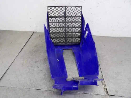 Yamaha Banshee OEM  plastic gas tank side covers grill shroud  stock grill BLUE