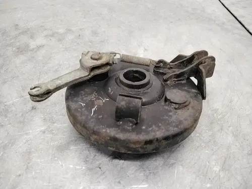 2001 POLARIS SCRAMBLER 90 OEM LEFT FRONT BRAKE DRUM PLATE ASSEMBLY