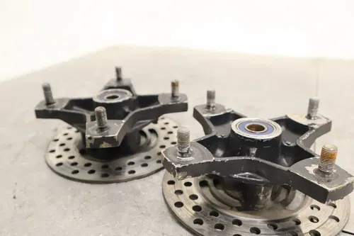 2007 YAMAHA YFZ450 OEM FRONT WHEEL RIGHT LEFT HUBS HUB SET 1S3-25111-10-00