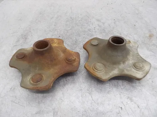 2002 HONDA RECON 250 OEM REAR BACK WHEEL RIGHT LEFT HUBS HUB SET